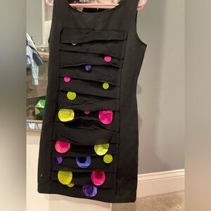 Biscotti collection black cocktail size 8 dress